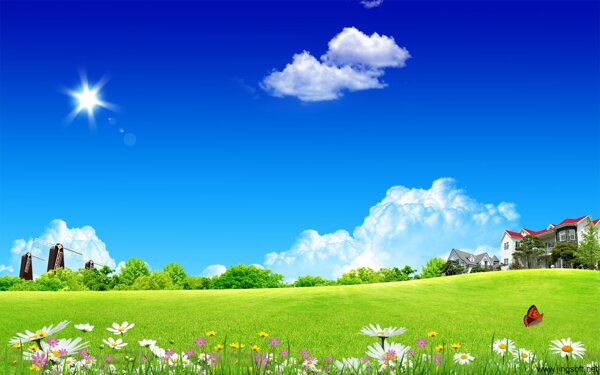 夏日寬屏壁紙