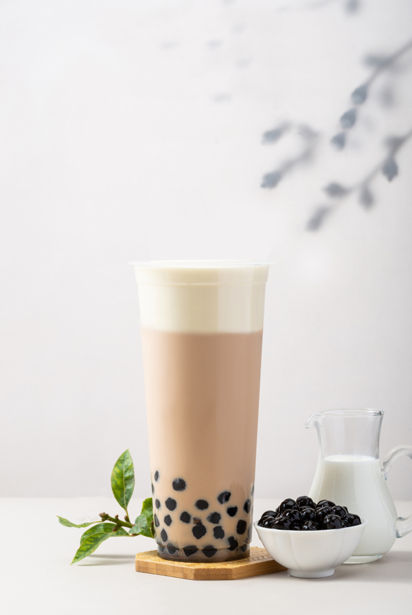 美味的珍珠奶茶