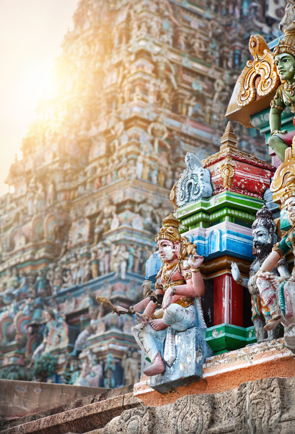 印度寺庙雕塑图片