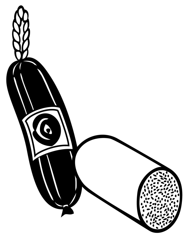 肉類食物矢量圖