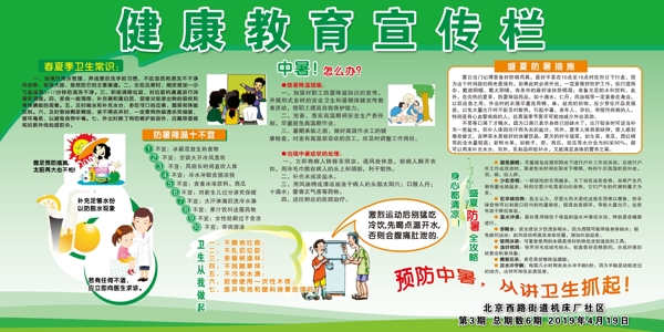 健康教育宣傳欄