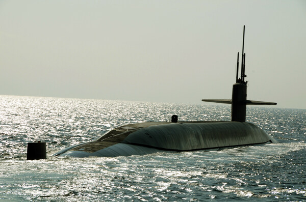 俄亥俄级183马里兰号弹道导弹核潜艇图片