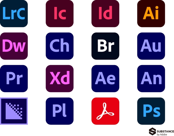 Adobe图标系列图标