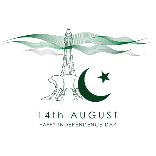 巴基斯坦独立日庆典卡