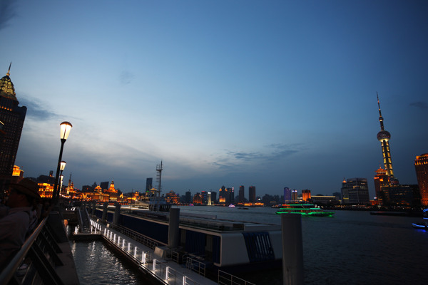 上海浦江两岸夜景图片