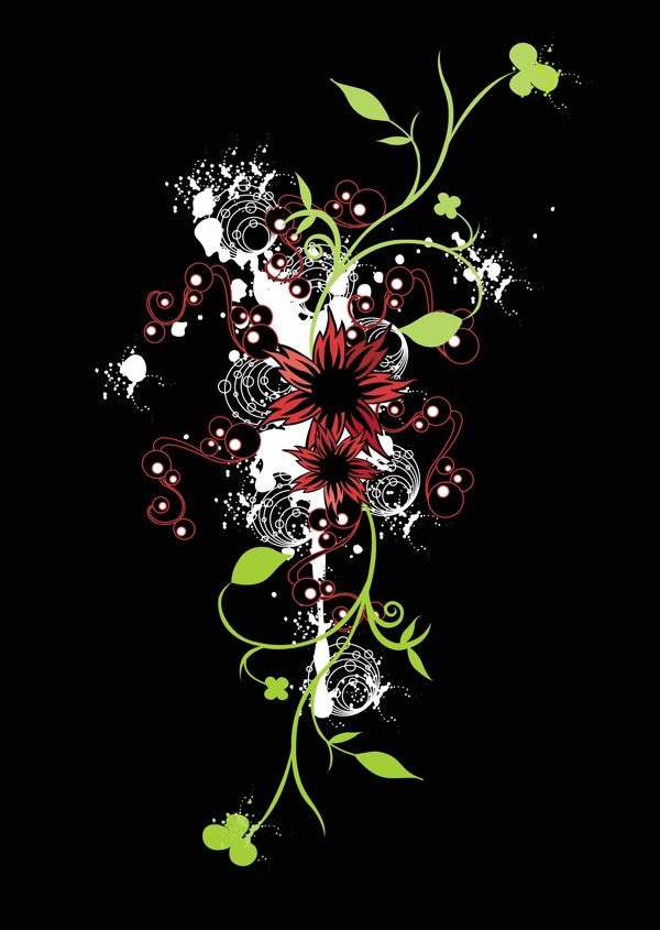 歐美花紋207