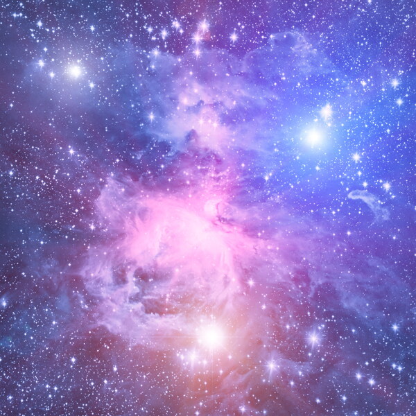 紫色梦幻宇宙唯美星空背景