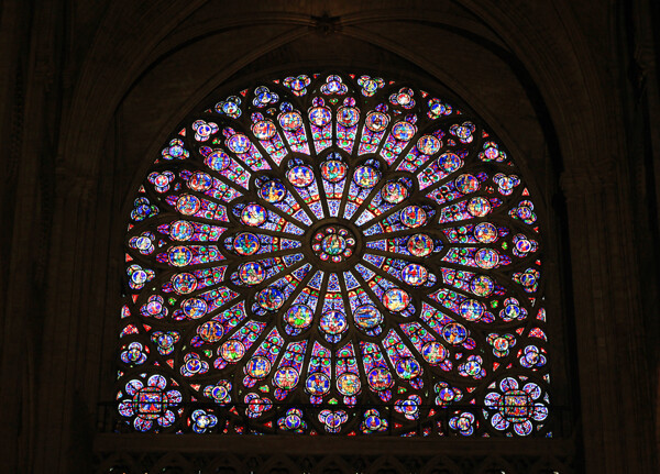 巴黎圣母院窗花