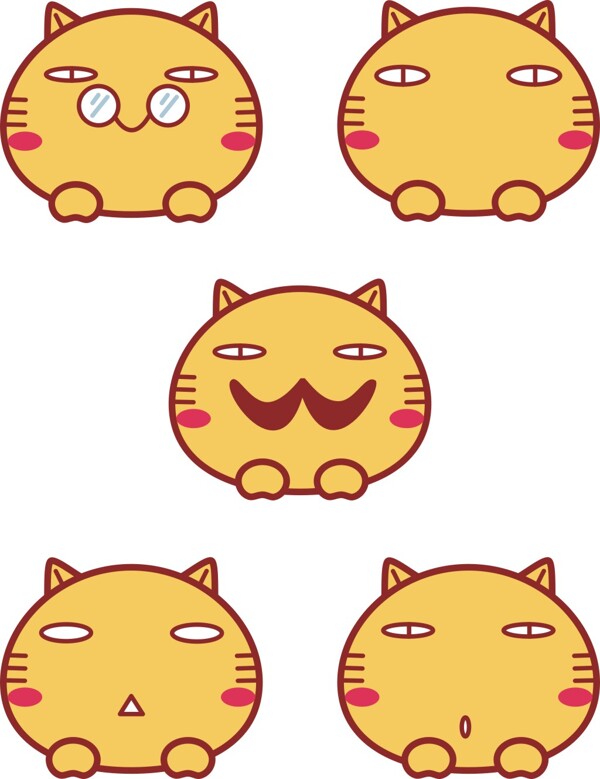 卡通可愛動物