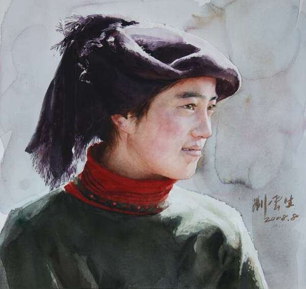 油畫人物圖片