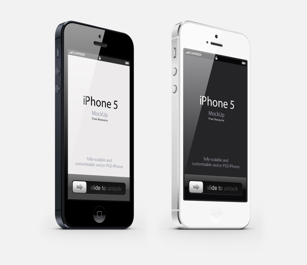 iPhone5模型圖圖片