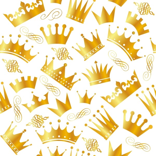 金色皇冠图案