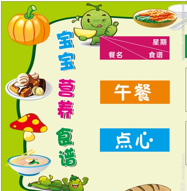 幼兒園食譜