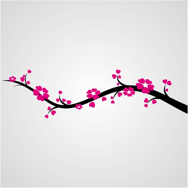 枝頭的梅花