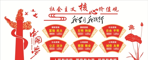 文化墻核心價(jià)值觀
