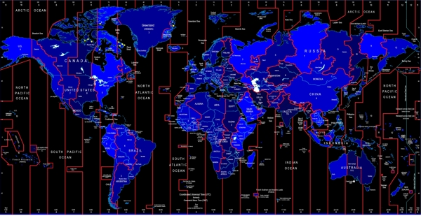 LOGO矢量世界时区图