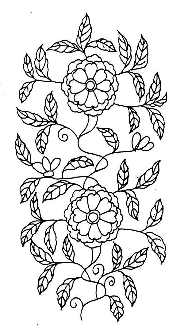 花鳥圖案元明時代圖案中國傳統(tǒng)圖案030