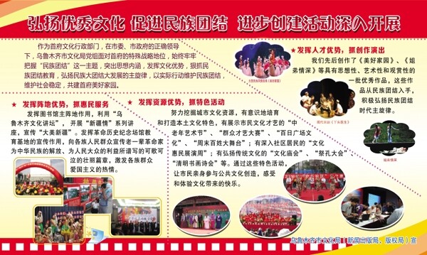民族团结板报图片