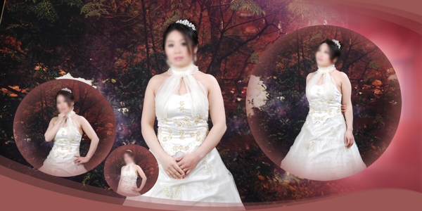 婚紗模版圖片