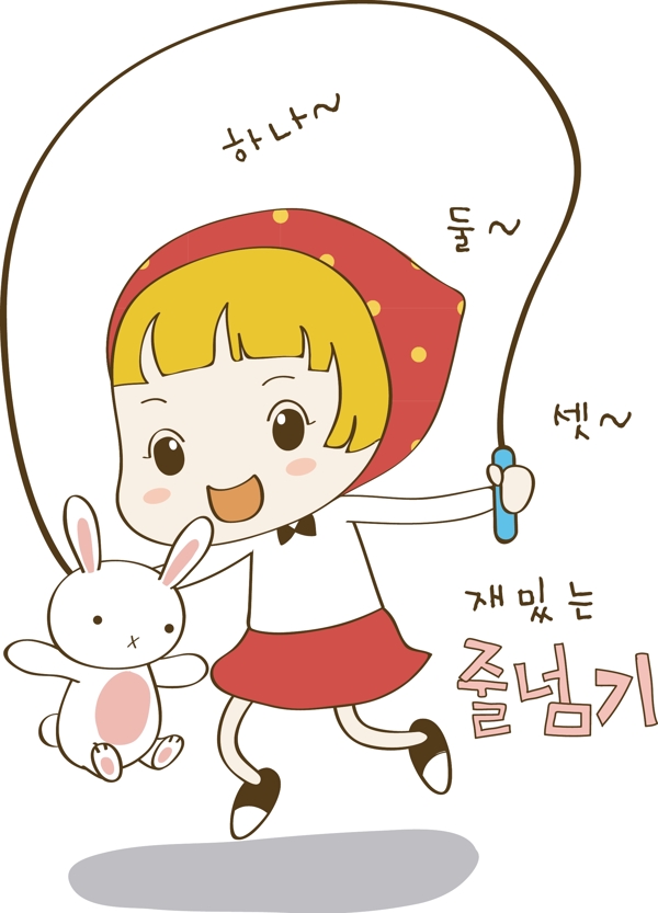 卡通兒童插畫矢量漫畫兒童889