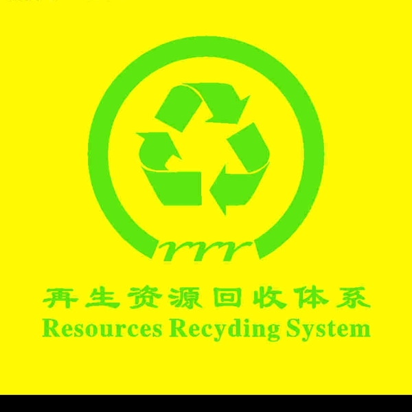 再生资源回收体系标识图片