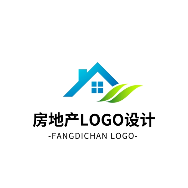 简约大气创意房地产logo标志设计