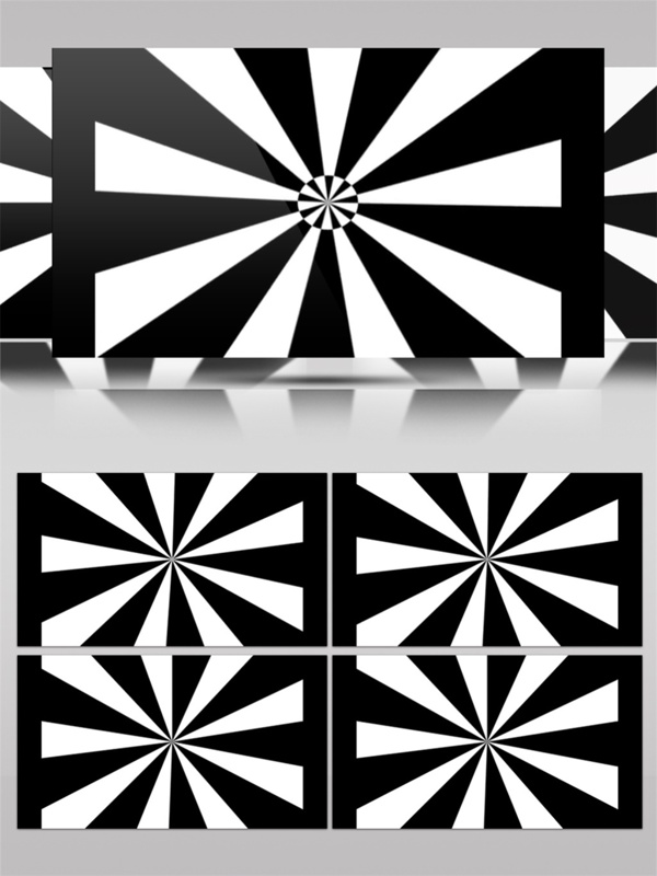 黑白太阳光束动态视频素材