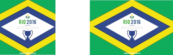 2016巴西奥运会元素背景矢量图
