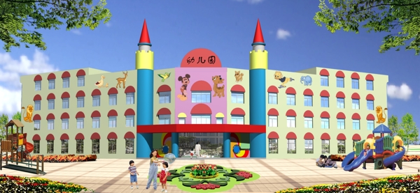 幼兒園裝修設(shè)計效果圖圖片