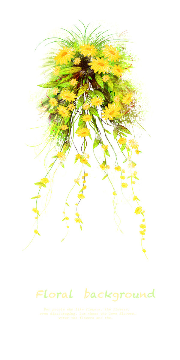 花與藤蔓裝飾