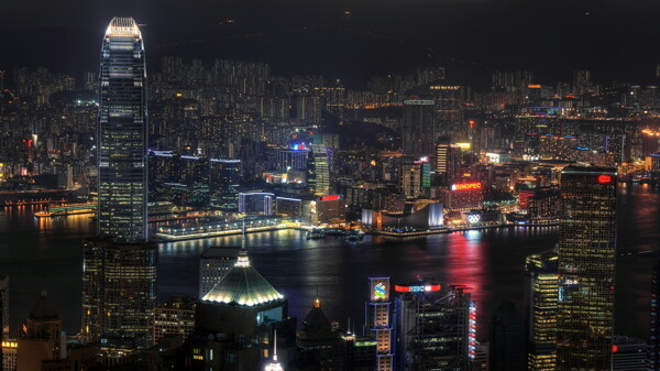 香港夜景桌面壁紙