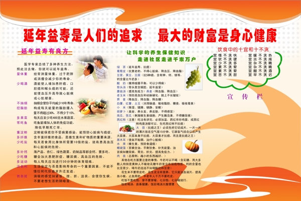 健康教育展板