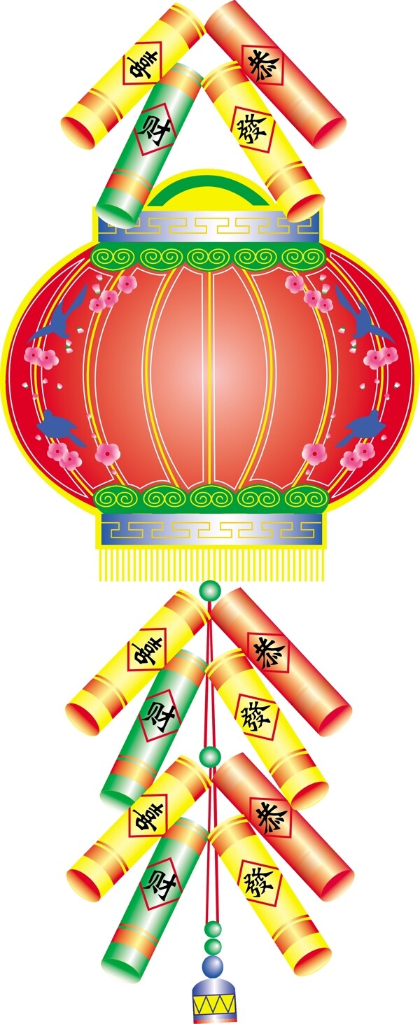 恭喜發(fā)財(cái)燈籠圖片