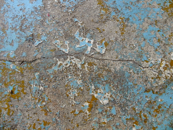 藍(lán)色油漆地面