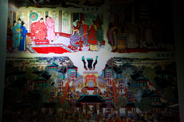 法門寺壁畫圖片