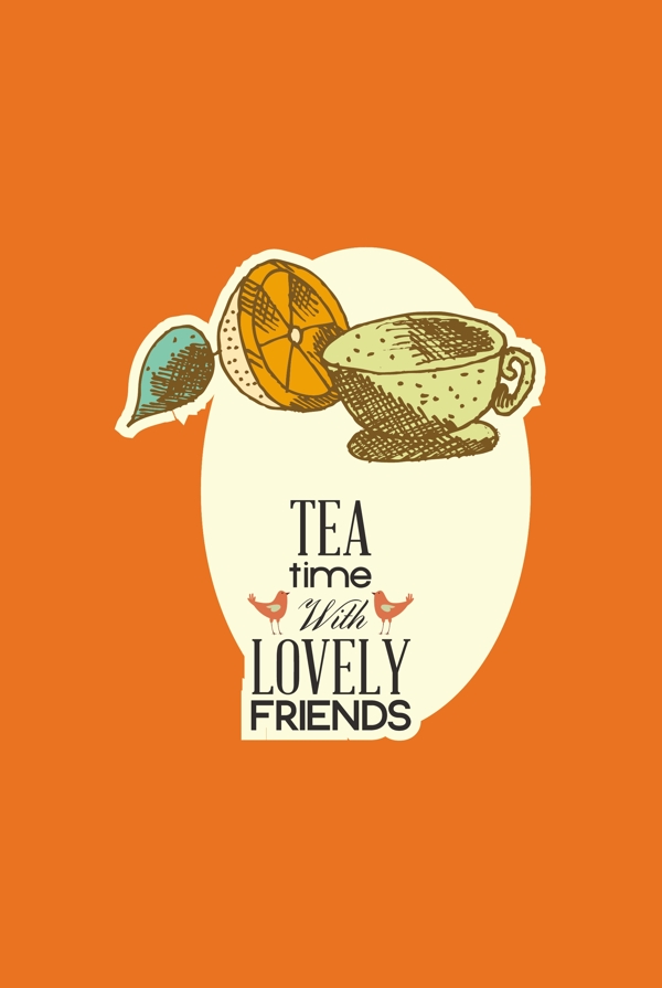 下午茶插圖圖片