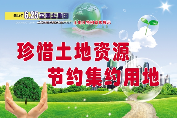 土地日展板圖片