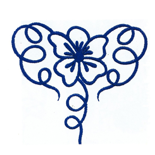 動(dòng)物蝴蝶花花邊色彩免費(fèi)素材