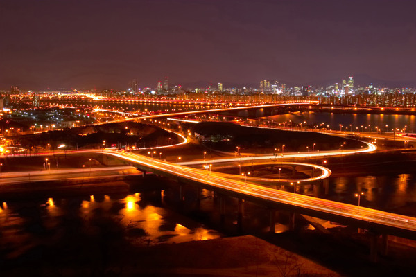 城市夜景圖片