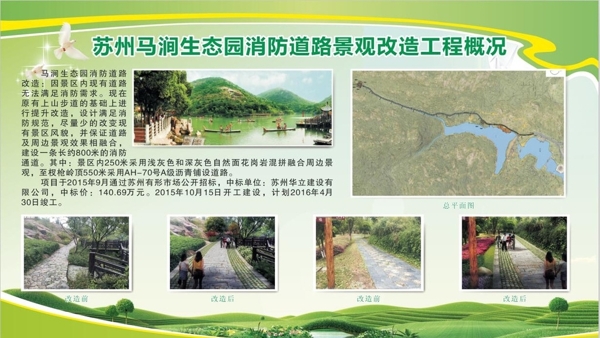 生態(tài)園展板