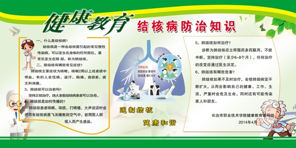 健康教育結(jié)核病的治圖片