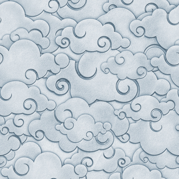 抽象云朵元素背景