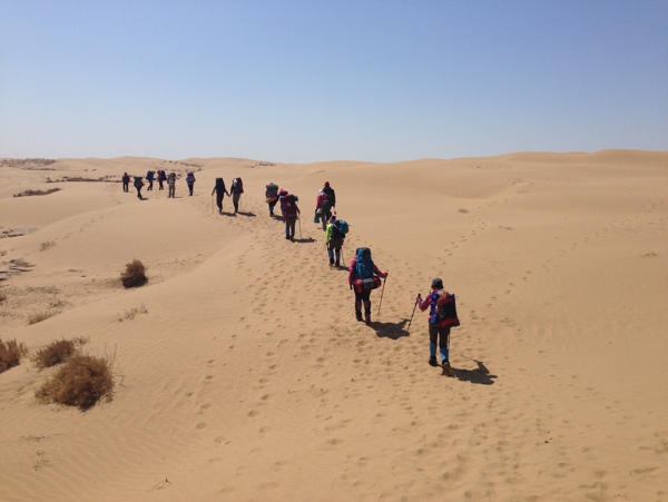 库布齐沙漠徒步