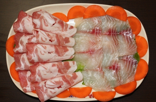 海鮮肉片圖片