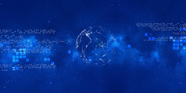 星空地球星座藍色