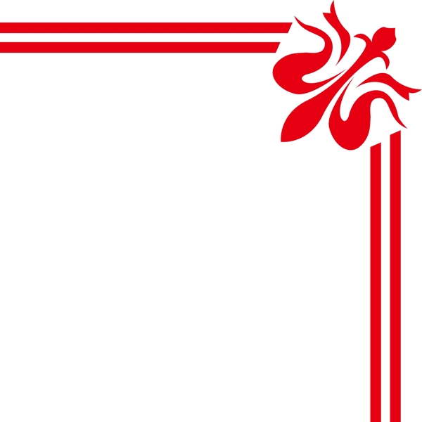 中國風花紋邊框