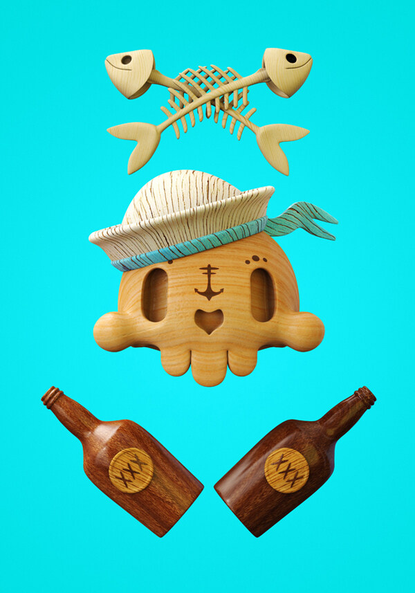 位圖插畫師TeodoruBadiu3D插畫免費(fèi)素材