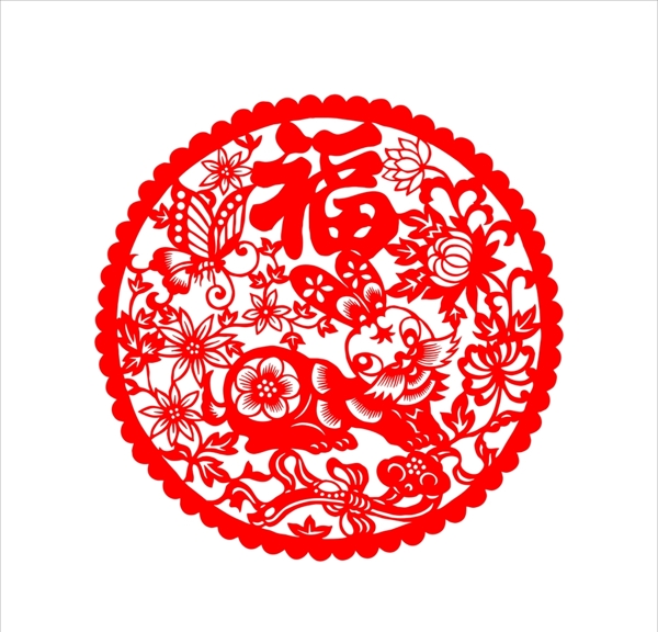 窗花剪紙