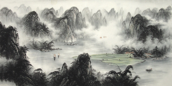 黑白水墨
