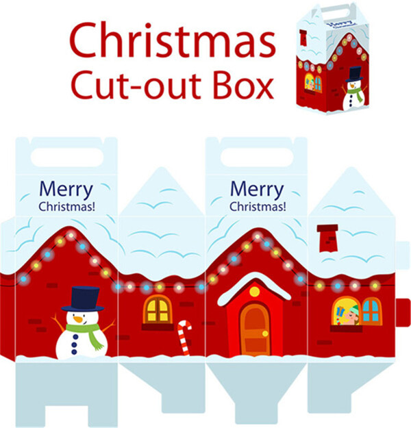 圣诞节包装盒设计